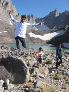 Afghan Youth Leap for Peace at Hindu Kush Mountain Lake